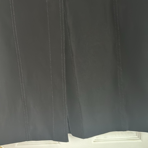 Marc Cain Black Stretch Midi Skirt with Zip Side Detail - Picture 7 of 9